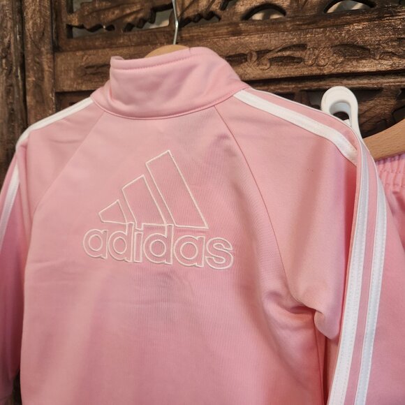 Adidas Tracksuit, Pink, Size 2T, NWT - Picture 2 of 6